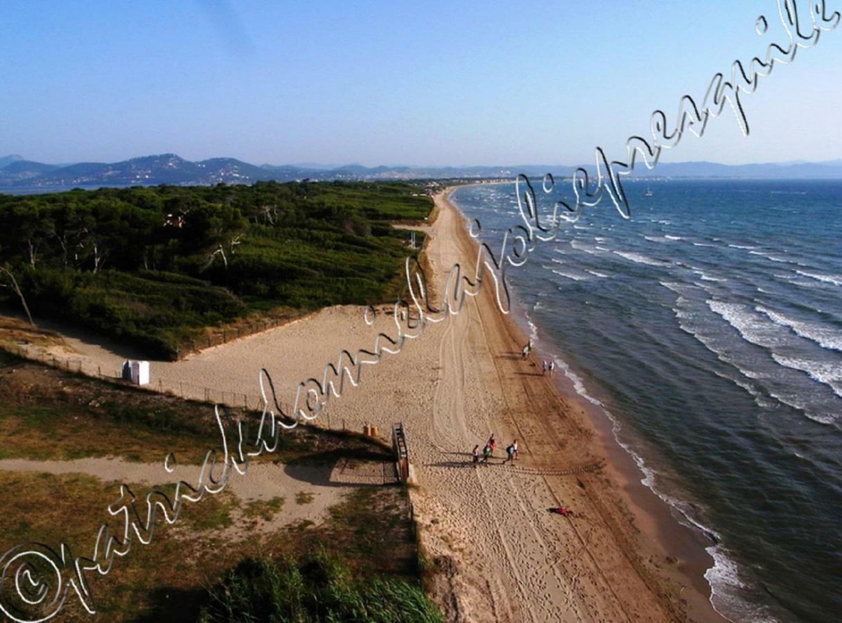 Magnifique Parc De La Presqu'Ile Avec Piscine Et Plage Face A Porquerolles ! Йер Экстерьер фото